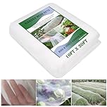 Garden Netting 10ft x 30ft,3m x 9m Flower Fruits Plant Cover Bug Nets,Bird/Insect/Raised Bed Barrier, Ultra Fine Mesh Protection Netting Covers for Vegetable Fruits Flowers Crops Greenhouse Row Cover