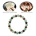 Long tiantian Crystal Money Bracelets for Women Wealth Attraction Feng Shui Luck Bracelets Healing Protection Jade Jewelry Spiritual Sister Husband Boyfriend Christmas Birthday Jewelry Gifts