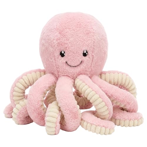 SrgPui 1 Pcs 22 cm Octopus Plush Cuddly Soft Toy for Emotional Comfort and Decorative Display Stuffed Animal with Premium Materials