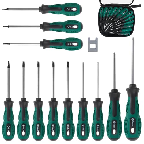 OHIY Schraubendrehereinsatz-Set 5-teilig – U-Form, Y-Typ, Dreieck, Innenkreuz & 3-Punkt Bits, 50 Mm Länge, Chrom-Vanadium-Stahl