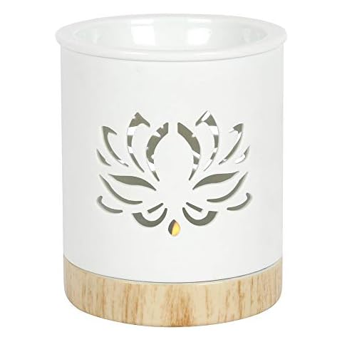 Something Different White Lotus Oil Burner Cover
