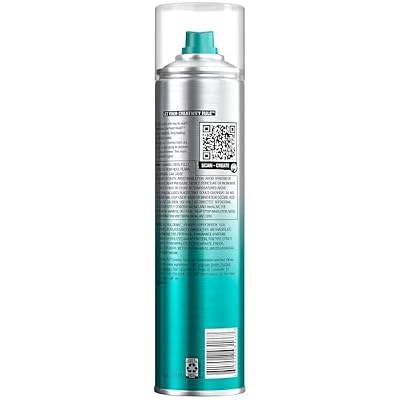 TIGI Bed Head Hard Head Hairspray 4-Pack Extreme Hold Hairspray, Dries Instantly, Adds Shine, Vibrant Apple Scent, 11.7 Oz Ea