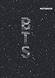 BTS quotes notebook: College Ruled paper, 110+ Pages, 8.27 x 11.69 inches, A4, BTS Serendipity...