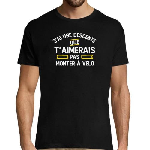 T-shirt cyclisme homme vélo 5 original humour cadeau papa anniversaire