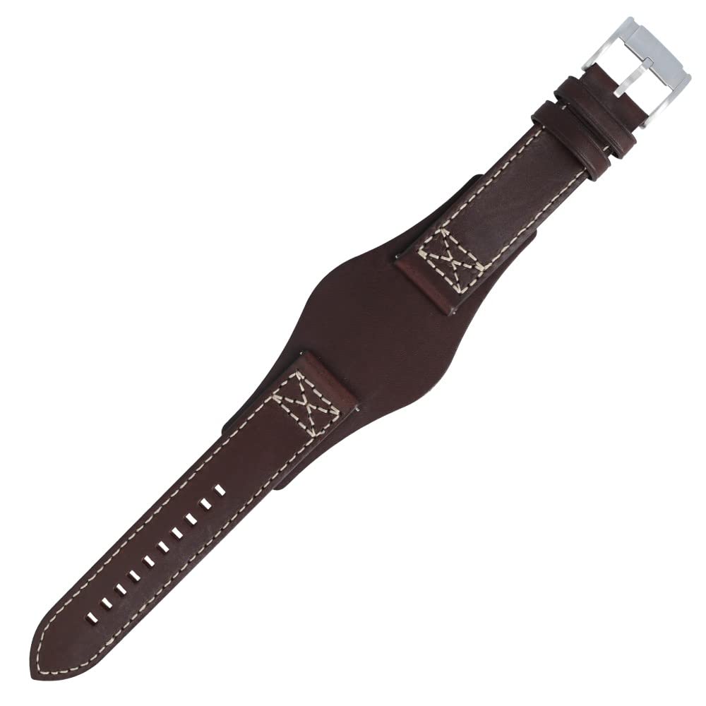 Fossil Bracelet de Montre 22mm Cuir Marron CH-2599 | LB-CH2599