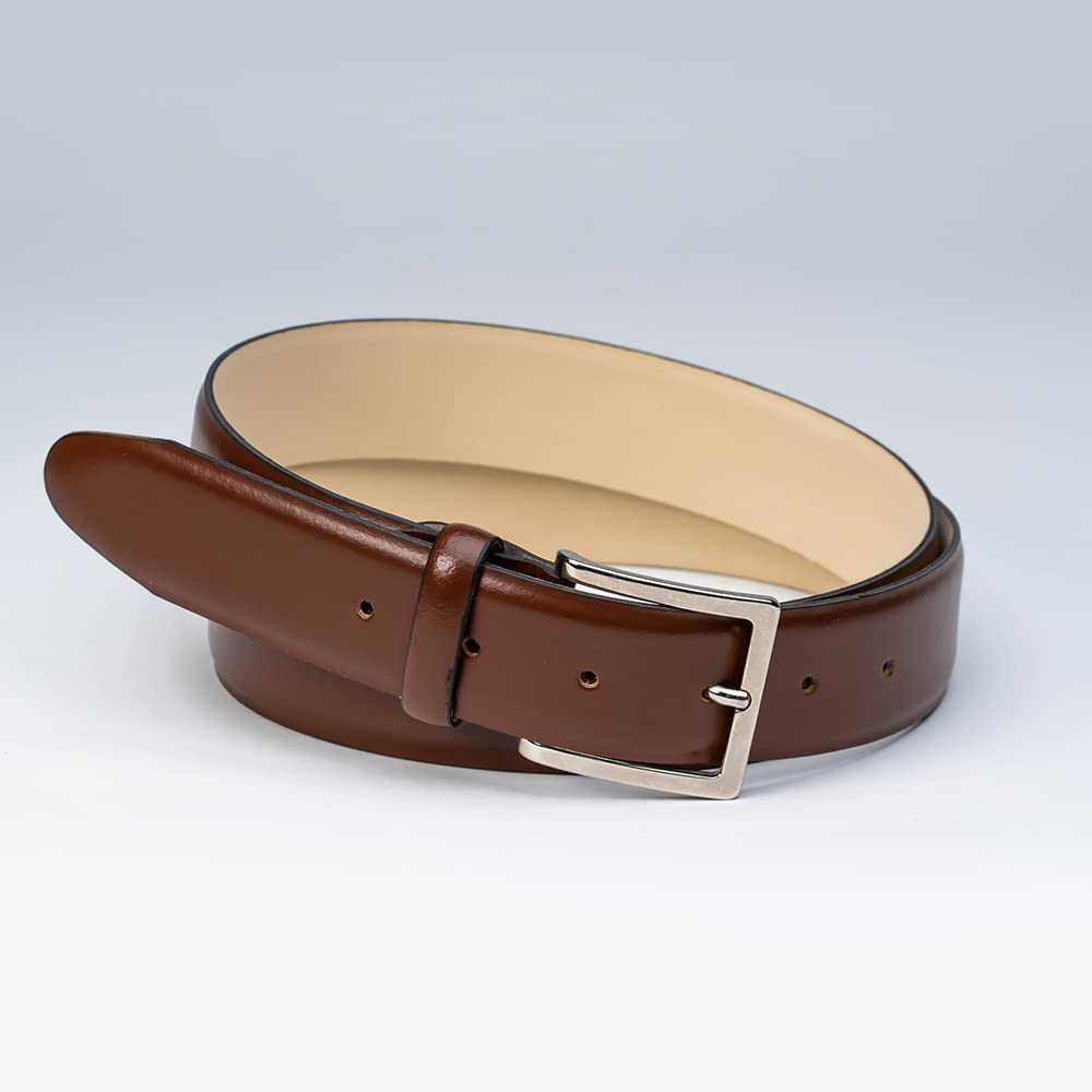 Cintura Bombata in Pelle per Uomo | Vera Pelle Made in Italy | Cuoio