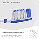 Dr.BEST Schwingkopf Zahnbürste, Weich (1 Stück), mit flexiblem Kugelgelenk für optimale Zahnreihenanpassung und einem speziellen Borstenschnitt, der sich der Zahnkontur anpasst.
