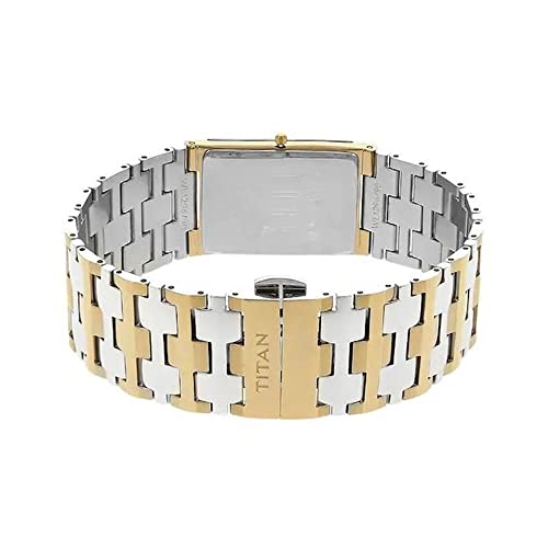 Titan Edge Quartz Analog Silver Dial Stainless Steel Strap Watch for Men-NS1296BM02 - Image 2