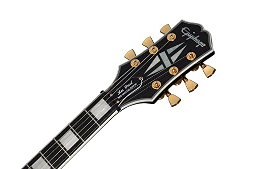 Epiphone Matt Heafy Les Paul Custom Origins (avec coque dure) Ebony - Les Beatles, Paul McCartney, John Lennon, RIngo Starr, George Harrison Epiphone Matt Heafy Les Paul Custom Origins (avec coque dure) Ebony – Image 5