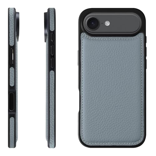 HANATORA for iPhone 17Air �P�[�X �{�v �ϏՌ� �o���p�[�^ �X�}�z�P�[�X �X�}�z ���ʖ{�v �V�������N���U�[ �M�t�g �u���[�O���[ WPG-17Air-BlueGray