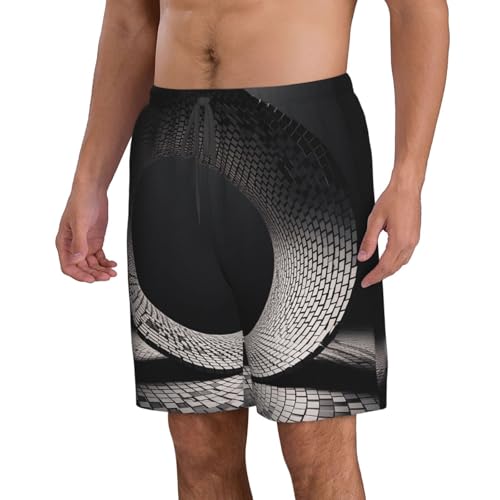 Men's Swim Trunks Bold Sculpture Quick Dry Board Shorts Mens Bathing Suit Beach Swimwear with Pockets4