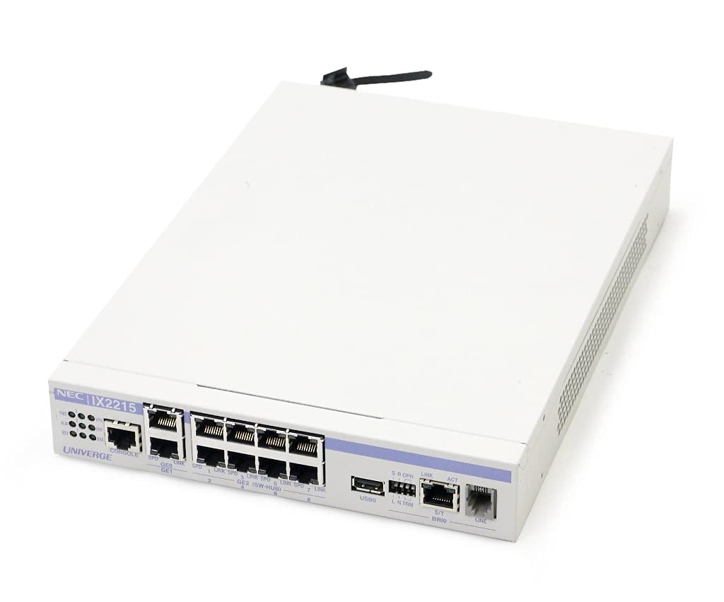 Amazon.co.jp: NEC UNIVERGE IX2215 10ポート1000BASE-T搭載VPNルータ 