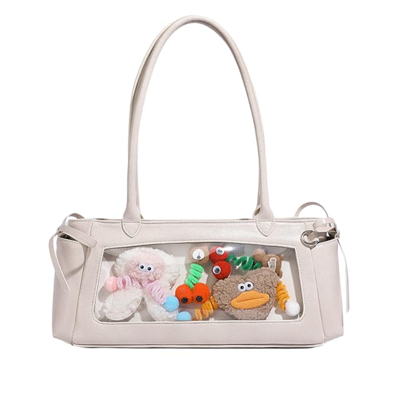 Kawaii Lolita Ita Shoulder Bag Cute Baguette Shoulder Handbag Trendy Purse Aesthetic Streetwear Coquette Sling Purse