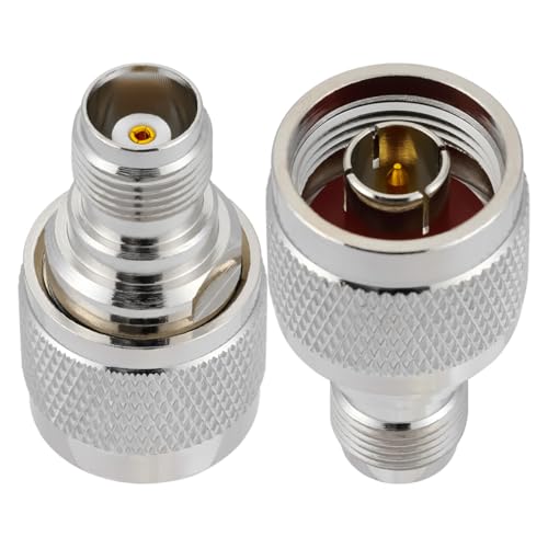 Adaptador coaxial RF N macho a TNC hembra 50 ohm x2 miniatura 4