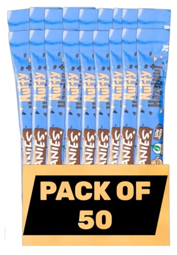 Beanies Nutty Hazelnut Flavoured Instant Coffee Sticks – (Pack of 50 Single Serve Sachets) Smooth Hazelnut Flavour