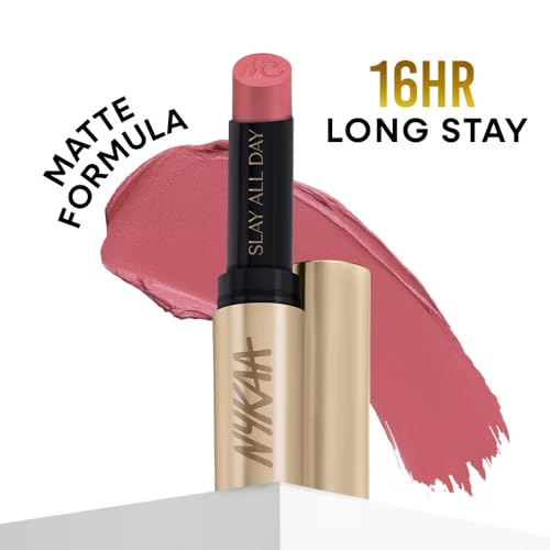 Image of Nykaa Matte to Last No Transfer Long Lasting Lipstick (3.5g) (Janhvi)