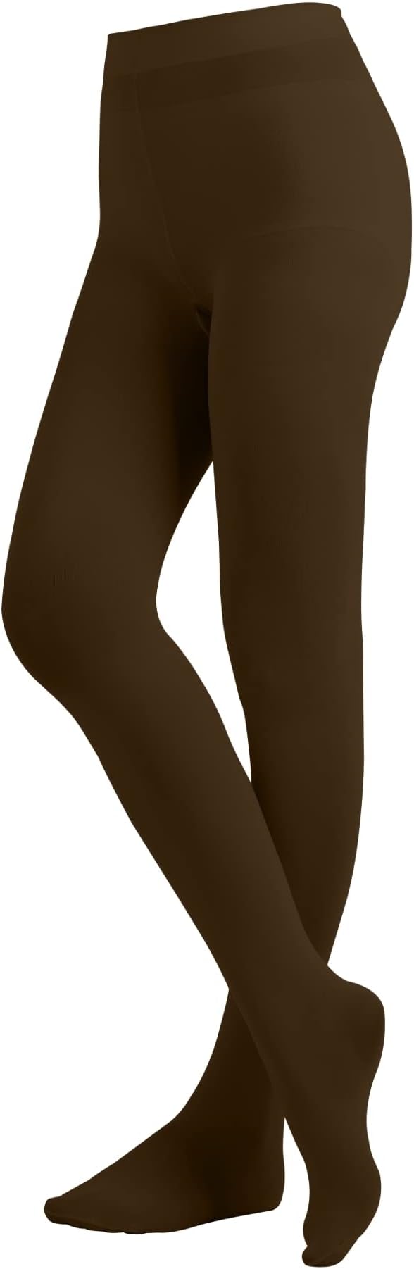 EMEM ApparelGirls' Solid Colored Ultra Soft Microfiber Opaque Footed Tights