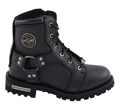Image of Milwaukee Leather Women's Premium Leather Motorcycle Harness Boots Collection MBL - 8.5