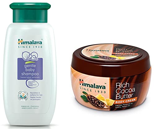 Image of Himalaya Baby Shampoo (400 ml) & Himalaya Rich Cocoa Butter Body Cream, 200ml