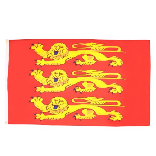 AZ FLAG - Drapeau Haute-Normandie - 90x60 cm - Drapeau Haut-Normand - France 100% Polyester Avec Oeillets Métalliques Intégrés - Pavillon 50 g