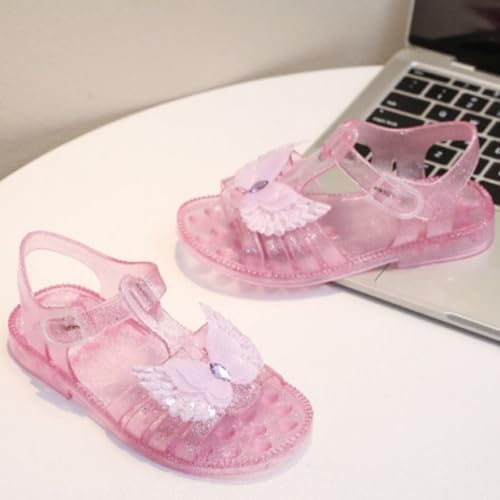 IWIHMIV Beach Sandals for Girls Open Toe Girls' Mary Jane Sandals Lightweight Casual Summer Flat Non Slip Shoes2