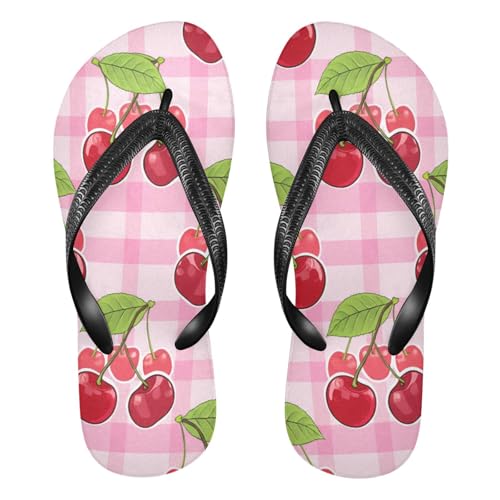 Nander Cherry Sandal Flip Flops of Men's & Women's,Beach Slippers Flip Flops Shower Shoes