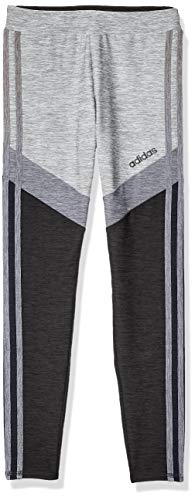 adidas Girls' Big Performance Tight Legging, Black, M