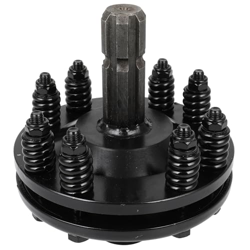 ECCPP PTO Slip Clutch 1-3/8 6 Splines Both Ends Slip Clutch Adjustable Rotary Cutter Brush Hog Slip Friction Clutch for PTO Shaft Replacement Adjustable Rotary Cutter Slip Clutch (Black)