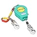 SOFEDY Self Retracting Lifeline 23ft 330lbs Fall Arrester Lanyard Protect Safety Harness Fall Protection with Alloy Steel Hook Flame Retardant Steel Wire Rope