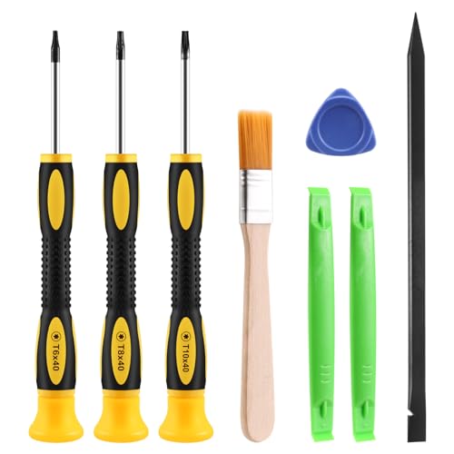 Qusedwey 8 Piezas/Juego Juego de Herramientas de Apertura de Destornillador Torx T8 T6 T10 H35 Kit de Herramientas de ReparacióN Palanca del Destornillador para One
