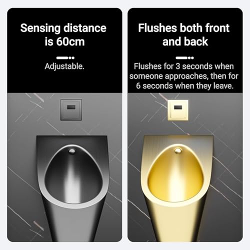 Urinarios nocturnos a prueba de derrames con sensor de pared 4