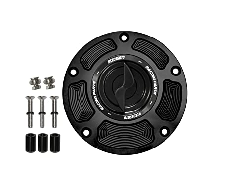 Bouchon essence moto Honda CBR 1000 RR Sp2 2019 noir à cliquet Accossato 1000cc