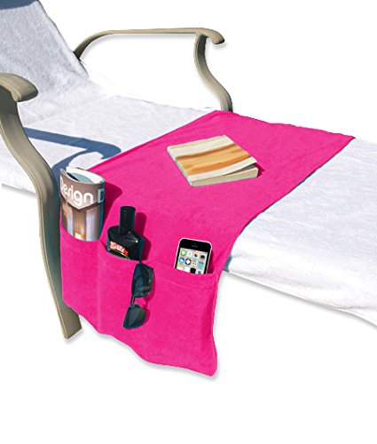 O2COOL Boca Chaise Organizer, Pink O2COOL Boca Chaise Organizer, Pink