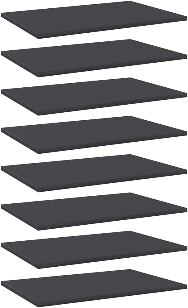 Floating Shelf Wall Mounted Replacement, Wall Shelf Display Wall Storage Shelf Bookshelf Boards 8 pcs White 23.6"x15.7"x0.6" Chipboard