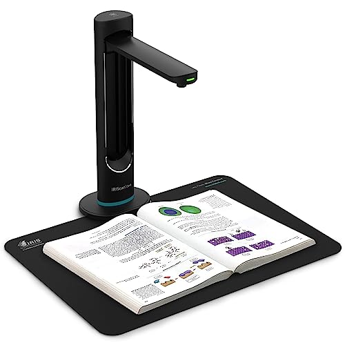 IRIScan Desk scanner a3 di documenti -v6business: registro contabile, editor PDF gratuito, scanner portatile, appiattimento AI, scansione automatica AI, 2x16MP / 32MP, Win Mac.