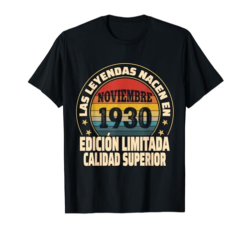 Edición Limitada Noviembre 1930 - Cumpleaños 94 Años Camiseta