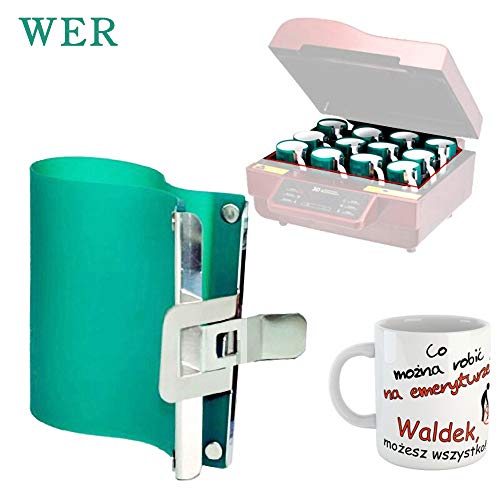 Wer 3D Sublimation Silicone Mug Wrap,15Oz Cup Clamp Fixture For Printing Mugs(3 Pack) #TOP2