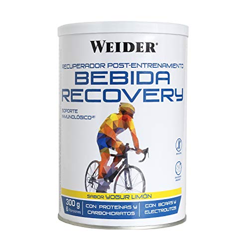 Bebida Recovery en Polvo Yogurt Limón. 300G. Recuperación muscular total.