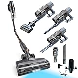 NARVI Aspiradora de Mano sin Cable 500W, Succión Potente 150AW - Hasta 70min...