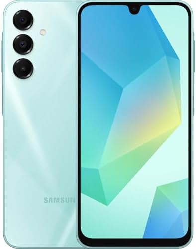 SAMSUNG Galaxy A16 5G Mobile Phone, 17 cm (6.7 inches), Double SIM, USB Type-C, 4 GB, 128 GB, 5,000 mAh, Green - [Italian, Hungarian, Polish, Romanian, Austrian, Swiss version]