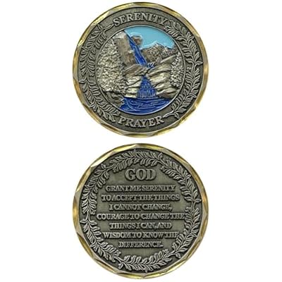 NEW Serenity Prayer Challenge Coin