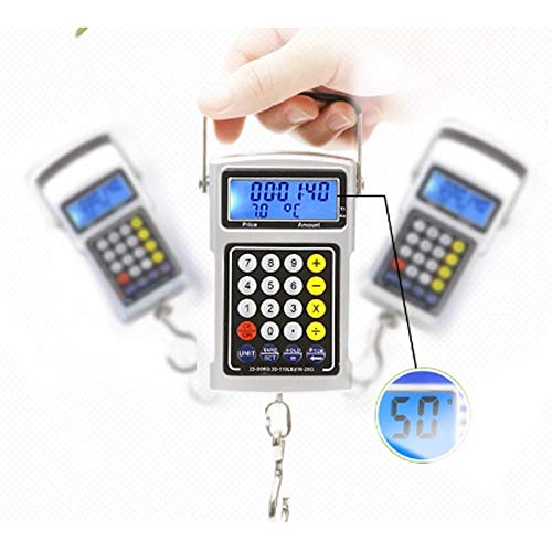 Electronic Balance Digital Fishing Scale Muti-Functional Hook Hanging with Measuring Tape Luggage Travel Steelyard image 5