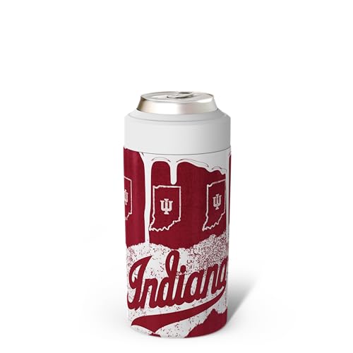 Image of Frost Buddy Universal Can Cooler (Indiana Hoosiers | Drip) | 20x colder, cold up to 24 hrs | Sleek, lightweight design | Premium build quality | Coffee-mug ready with add-on lid