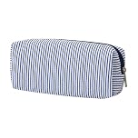 Generico Pencil Case Cute Large Capacity Fashion Simple Pencil Pouch Aesthetic Stripe Pen Bag with Practical Smooth Zipper Small Portable Cosmetic Organizer Stationery for School and Office Supplies