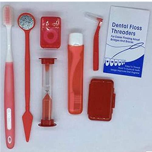Miniatura 5 de Laboratorio Dental Ortodoncia Higiene Oral Dientes Cuidado de los Dientes Alineador Espejo Flosser Cepillo de Dientes Kit de Cepillo Interdental