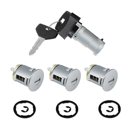 LESHIAUTO Ignition Switch Lock Cylinder with Door Lock & Keys