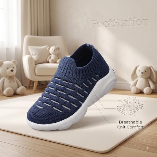 Image of Infant Shoes for Baby Boys & Girls | Musical Sound Walking Shoes | First Walker Shoes for Toddlers | Lightweight Breathable Knit Sneakers | Soft Sole Comfortable Slip On Shoes for Newborns, Babies & Kids