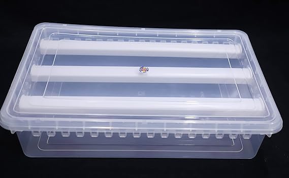 Ewings Unique Multipurpose Transparent Accessories Plastic Storage Box With 3 Detachable Rods For Women and Girls,Organizer Case For Jewellery, Bangles Box (3 Single Rod) Large (B0CVSD58FD) Amazon Price History, Amazon Price Tracker