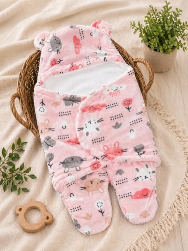 Image of First Kick Baby Blanket Newborn Gift Pack of Swaddle Wrapper, 0-9 Months, Length 68 cm x Width 68 cm