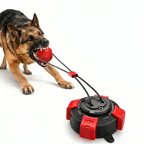 GtuiBugt Dog Toys Upgraded Suction Cup Tug Dog Ball Chew & Puppy TeethingToy Ball Indoor & Outdoor Interactive Chew Toy for Aggressive Chewers